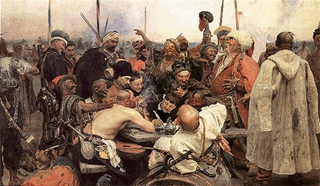 Cossacks after enjoying Beef Stroganoff.